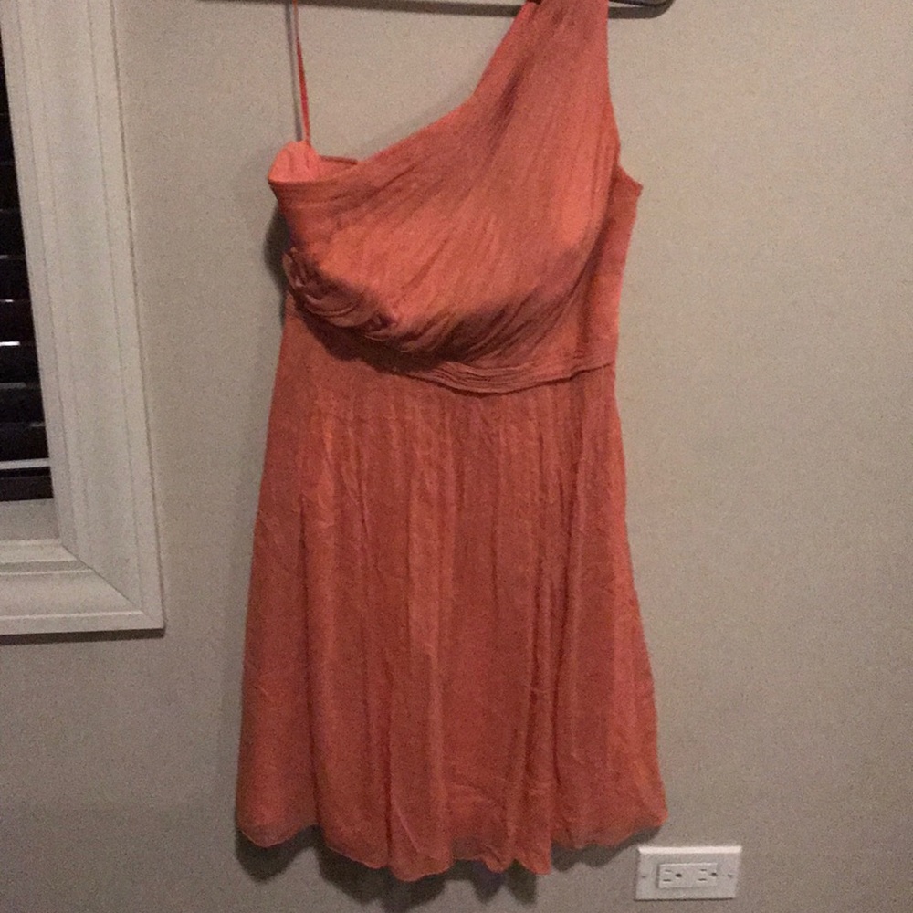 Off the Shoulder J. Crew Bridesmaid Dress